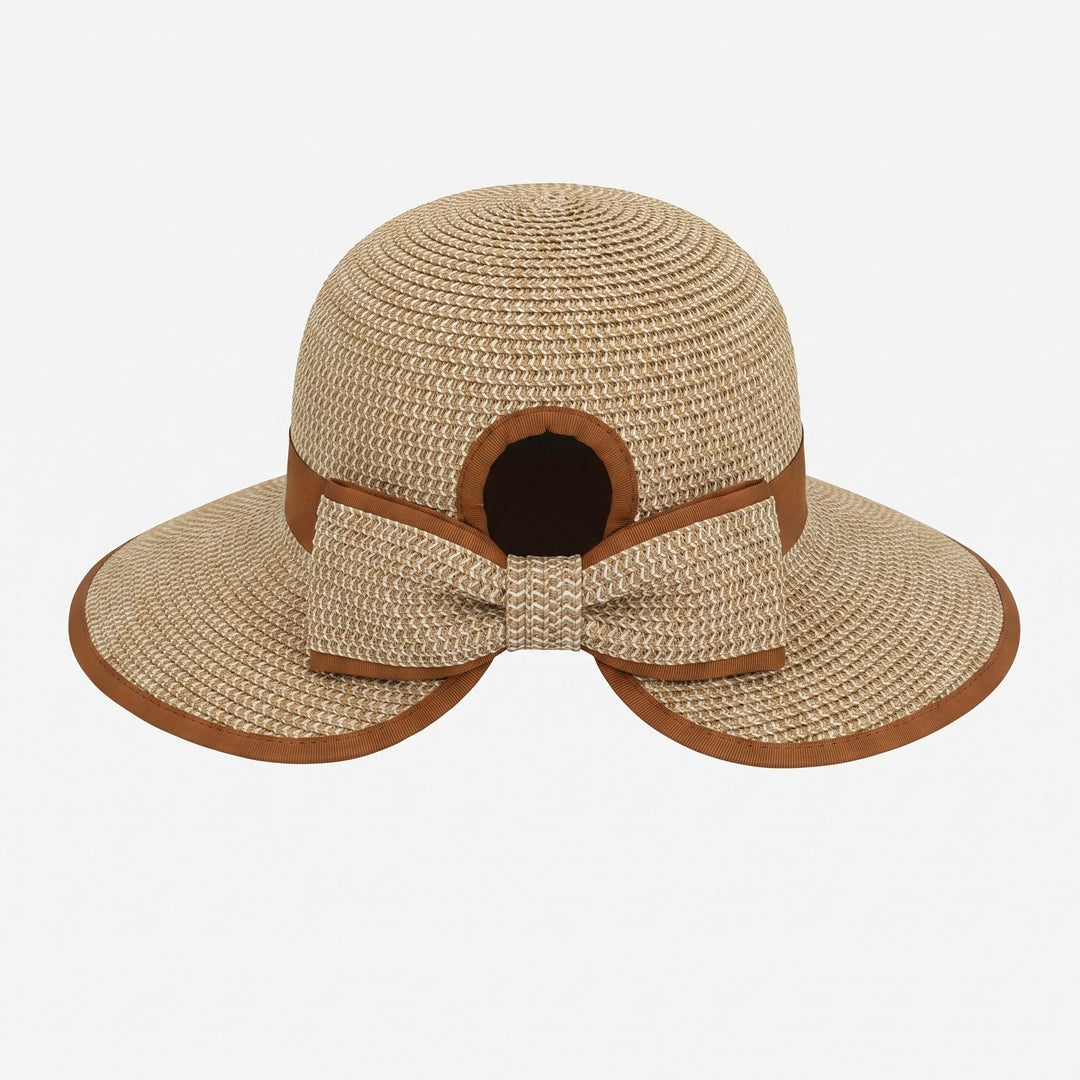 Split Back Sun Hat- Rust