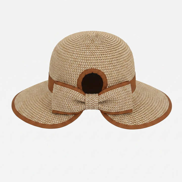 Split Back Sun Hat- Rust