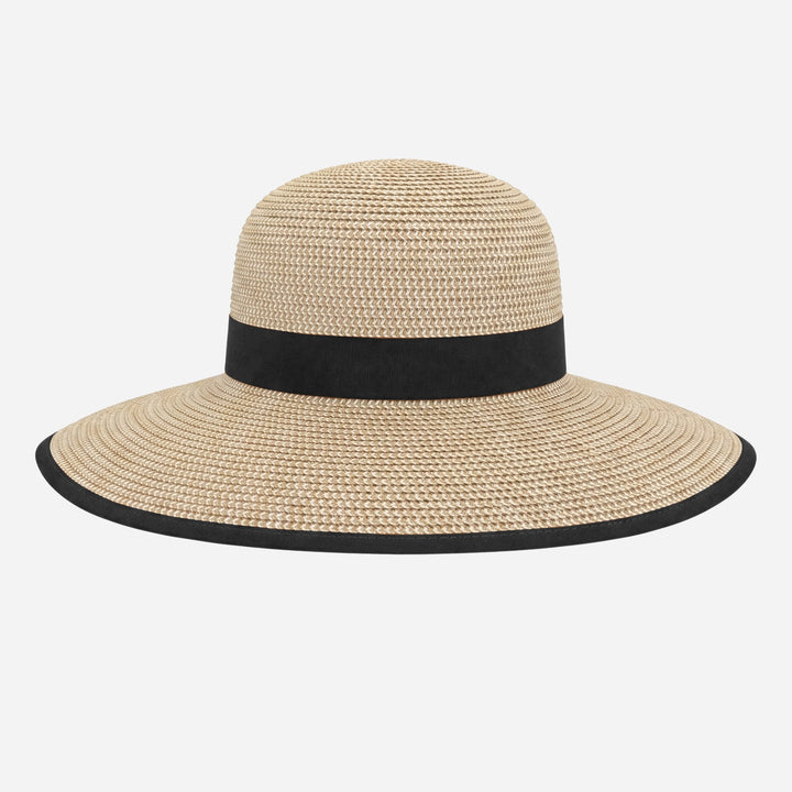 Split Back Sun Hat- Black