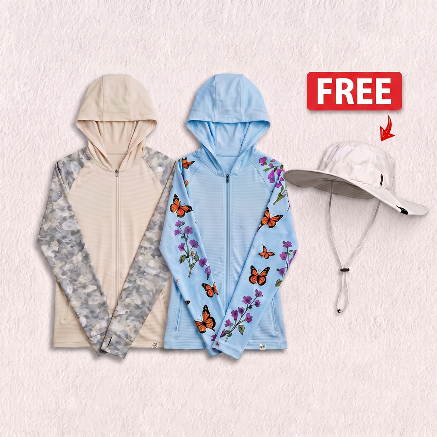 BUY 2 UV ZIP HOODIES GET A FREE HAT