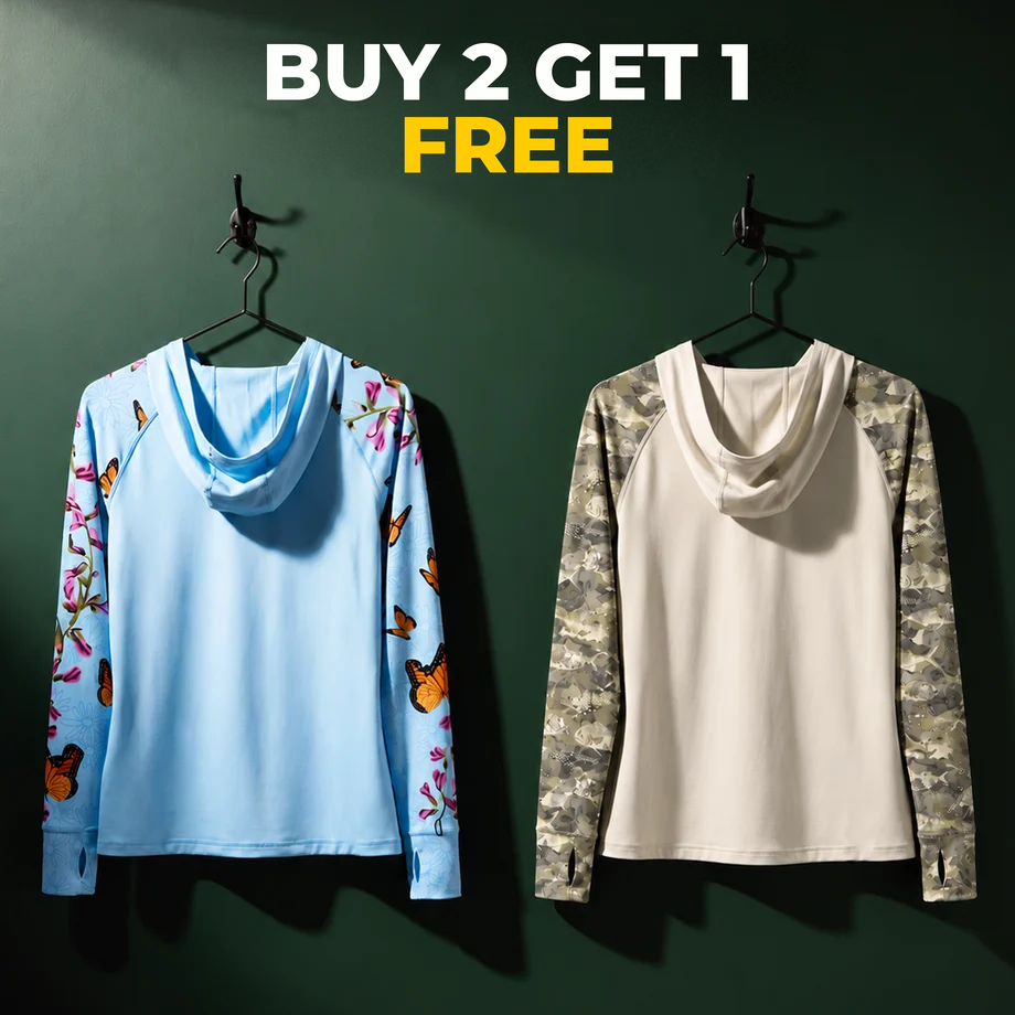 BUY 2 UV HOODIES, GET ONE FREE