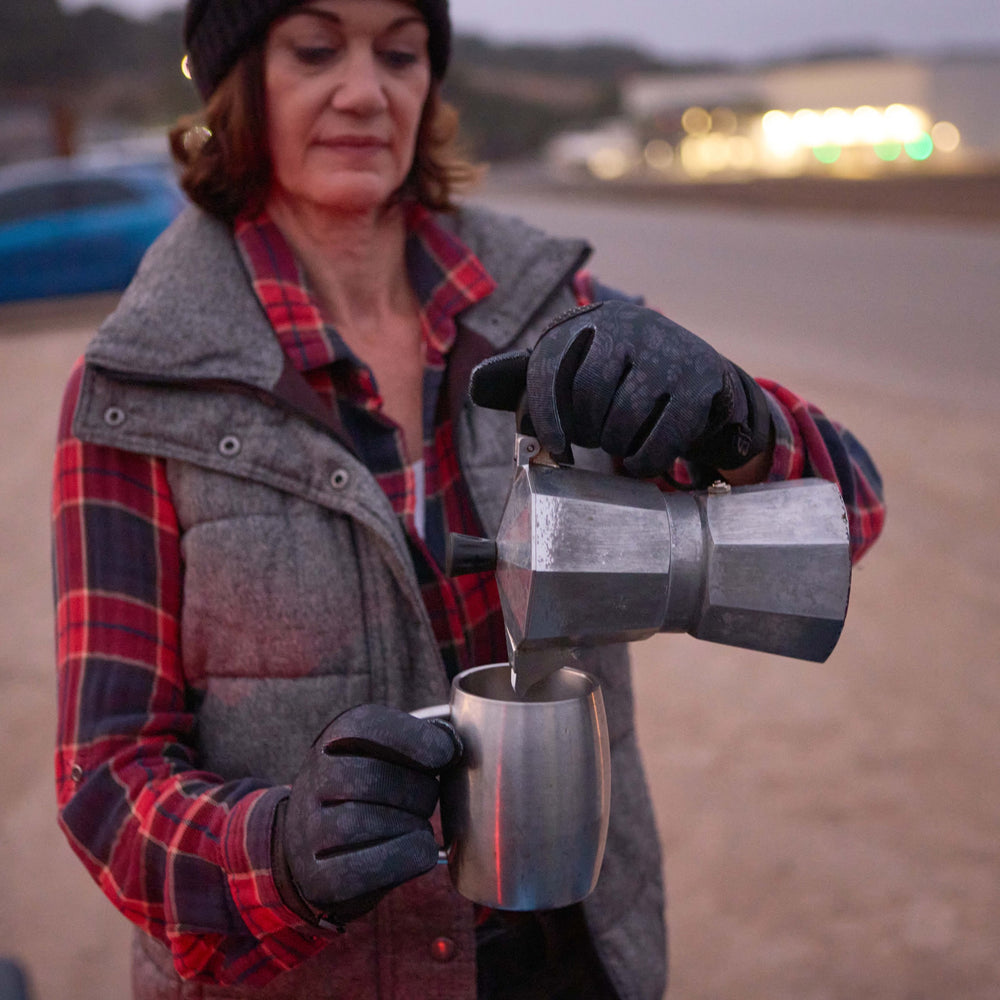 Insulated Winter Gloves - Women's - Dark Rose