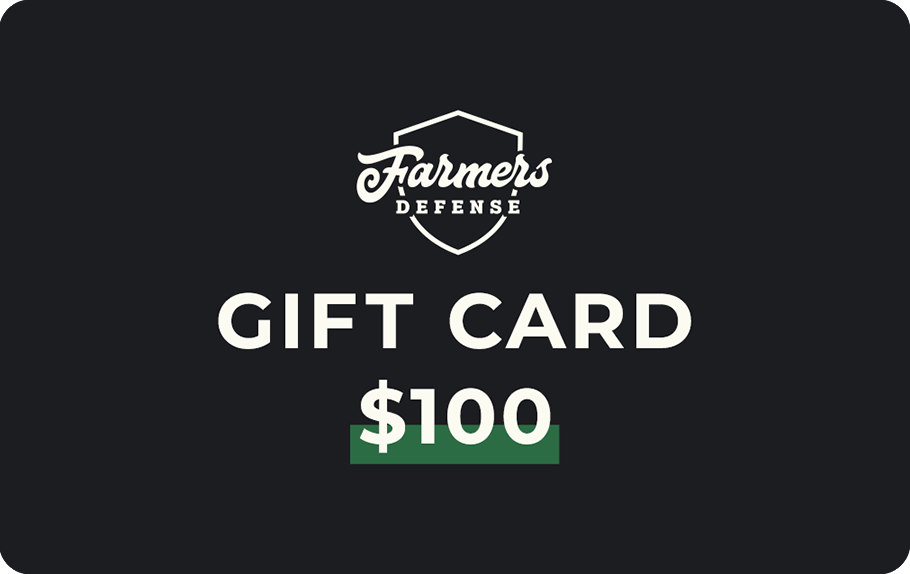 Farmers Defense Gift Card  ($27-$200)