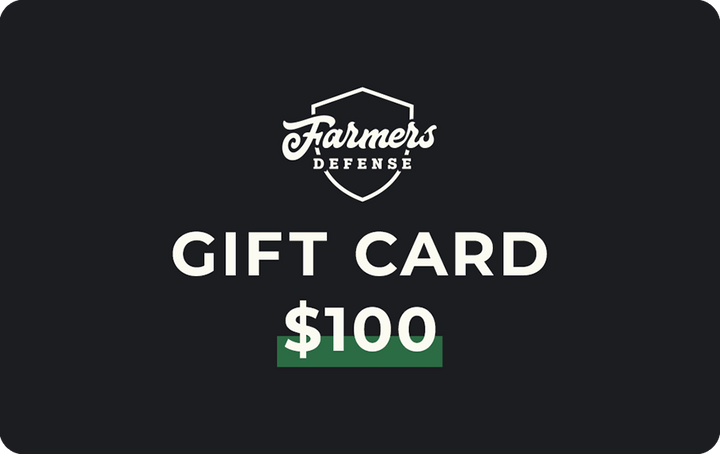Farmers Defense Gift Card  ($27-$200)