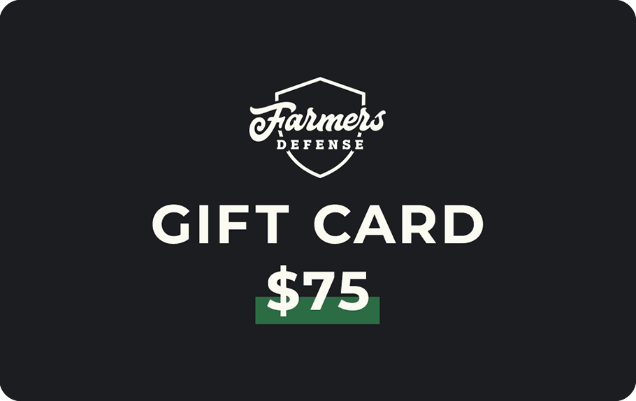 Farmers Defense Gift Card  ($27-$200)
