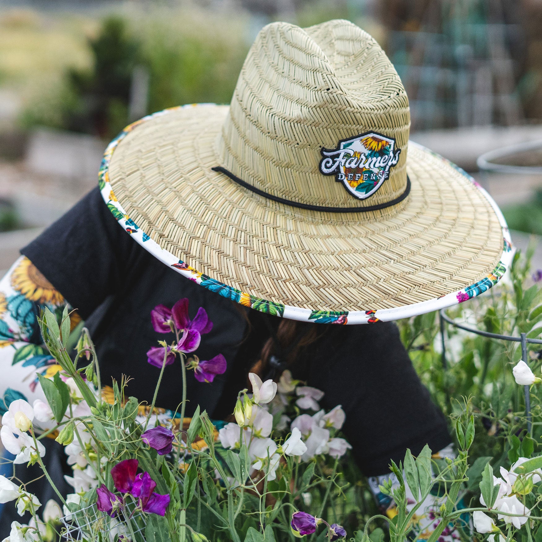 Hat Straw Garden - – Kurashi Japanese Crafts Brim Gardener wica