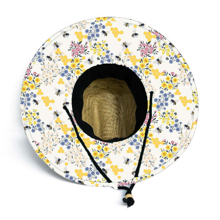 Farmers Defense Straw Hat - Save the Bee's Cream